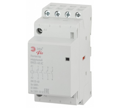 Контактор модульный Эра КМ NO-902-298