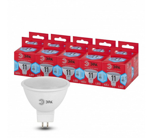 Лампа светодиодная Эра LED MR16-11W-840-GU5.3 R