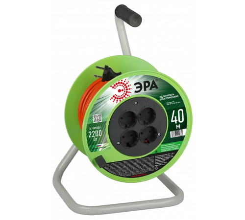 Удлинитель Эра RP-4-2x1.0-40m