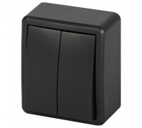 Выключатель двухклавишный Эра Эра Эксперт 11-1204-05