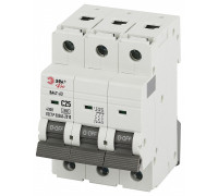 Автоматический выключатель 3P Эра ВА47-63 VA63-3P25C6