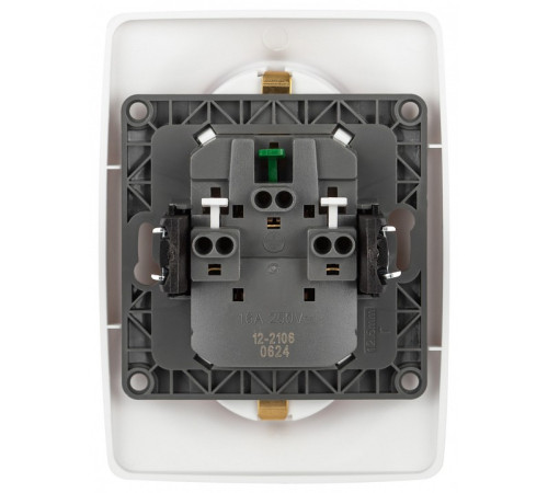 Розетка двойная без заземления Эра Эра 12 12-2106-01М