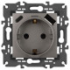 Розетка с заземлением и со шторкой и 2хUSB, без рамки Эра Эра Elegance 14-4108-16