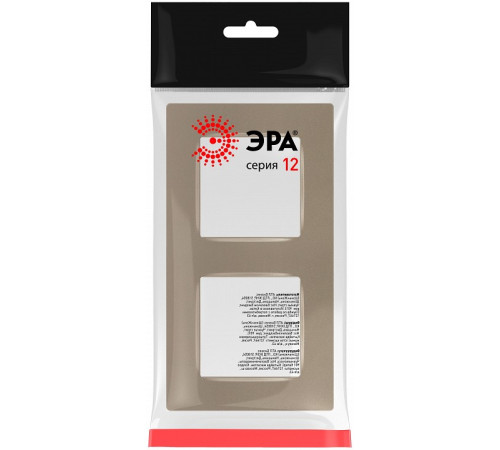 Рамка на 2 поста Эра Эра 12 12-5202-04