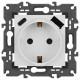 Розетка с заземлением и со шторкой и 2хUSB, без рамки Эра Эра Elegance 14-4108-01