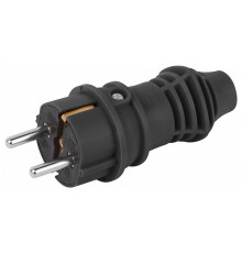 Вилка прямая ЭРА с заземлением IP44 VX13-B-IP44