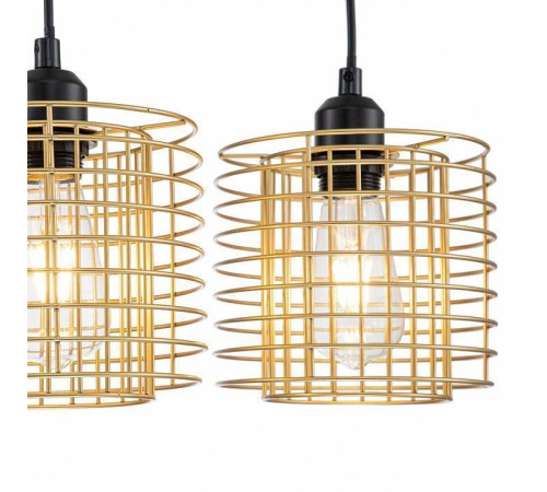 Подвесной светильник Escada Grid 10190/3S Gold