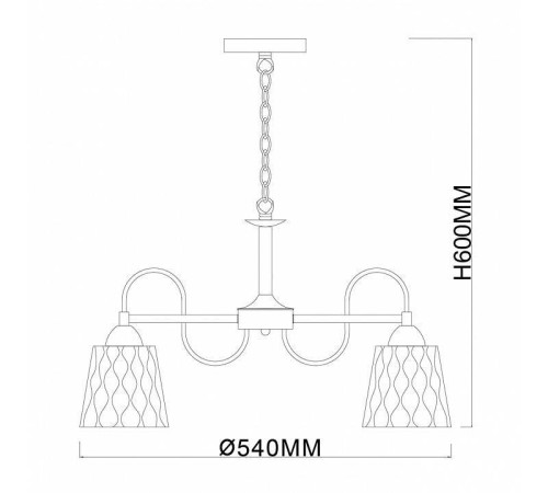 Подвесная люстра Escada Dream 1125/5PL