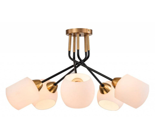 Люстра на штанге Escada Bond 2113/5P Copper/Black