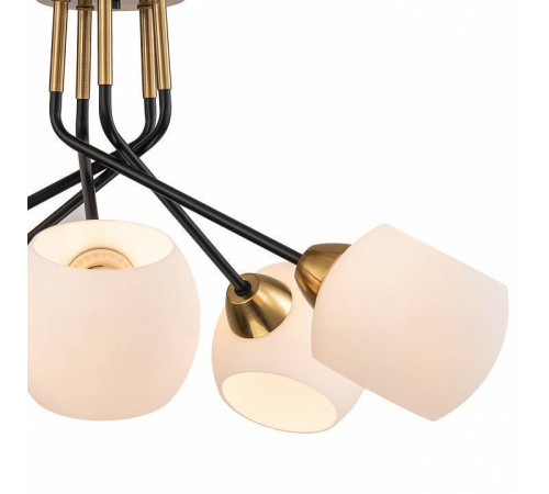 Люстра на штанге Escada Bond 2113/5P Copper/Black