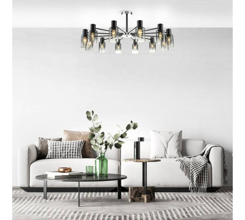 Люстра на штанге Escada Diversity 2120/12P Black