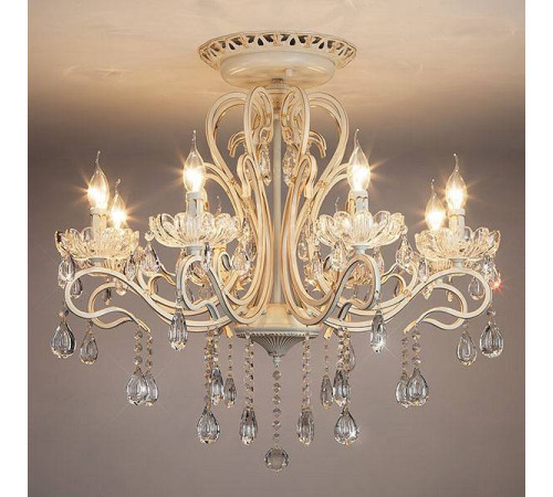 Потолочная люстра Eurosvet Etna 12205/8 белый Strotskis