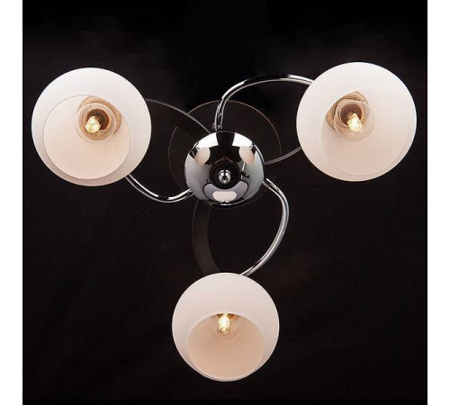 Потолочная люстра Eurosvet Larion 9654/3 хром/венге