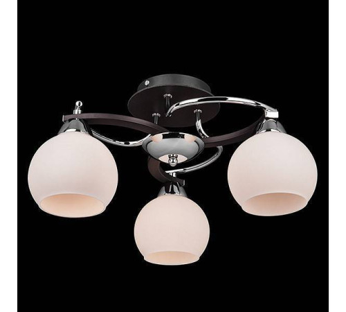 Потолочная люстра Eurosvet Larion 9654/3 хром/венге