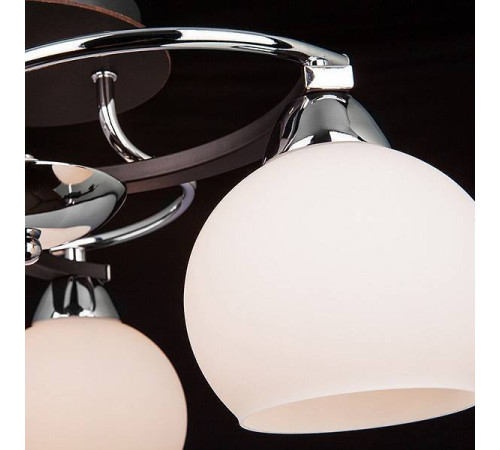 Потолочная люстра Eurosvet Larion 9654/3 хром/венге