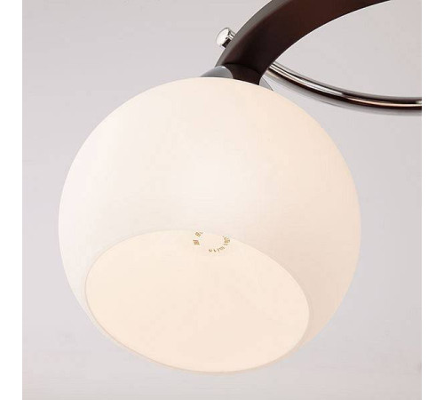 Потолочная люстра Eurosvet Larion 9654/5 хром/венге