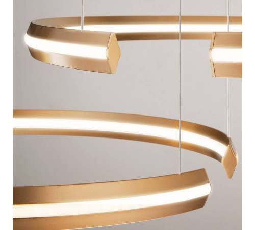 Подвесной светильник Eurosvet Gap 90180/3 золото 160W