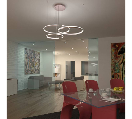 Подвесной светильник Eurosvet Gap 90180/3 сатин-никель 160W