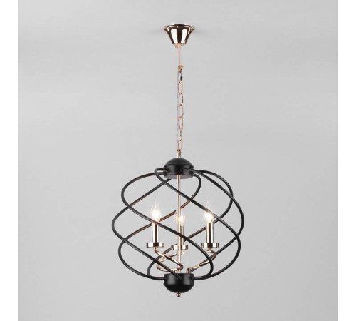 Подвесная люстра Eurosvet Sorrel 60105/3 черный
