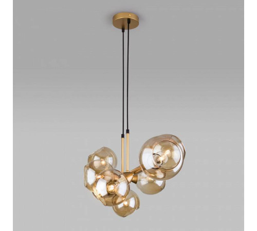 Подвесной светильник Eurosvet Roger 70113/8 янтарный