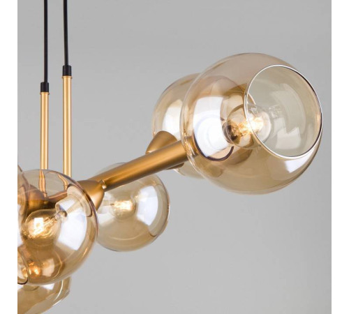 Подвесной светильник Eurosvet Roger 70113/8 янтарный