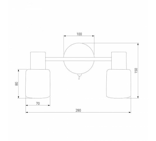 Бра Eurosvet Corso 20089/2 хром