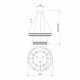 Подвесной светильник Eurosvet Imperio 90241/2 белый/ серебро Smart