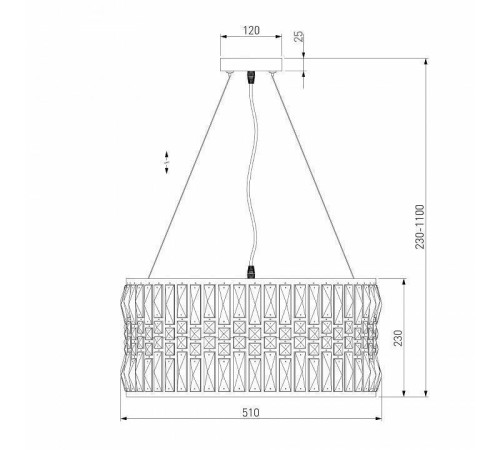 Подвесной светильник Eurosvet Lory 10125/5 золото Strotskis Smart 10125/5