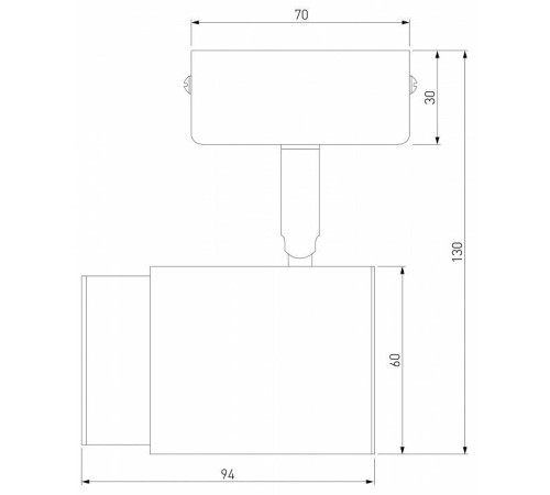 Бра Eurosvet Morgan 20124/1 белый/ черный