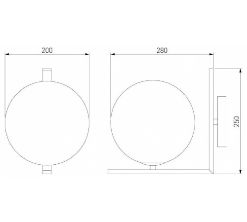 Бра Eurosvet Shape 70131/1 латунь