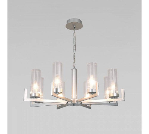 Подвесная люстра Eurosvet Arganie 60133/8 серебро