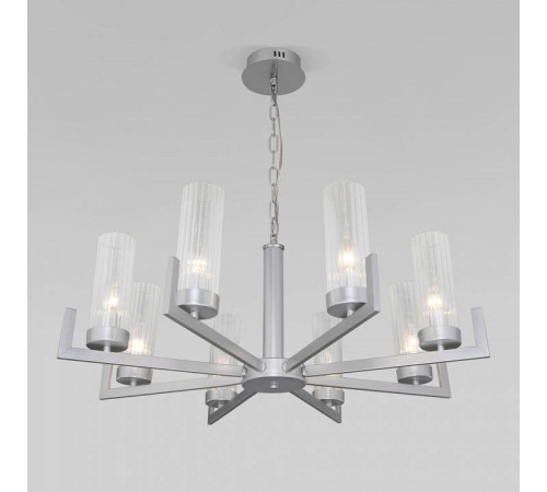 Подвесная люстра Eurosvet Arganie 60133/8 серебро