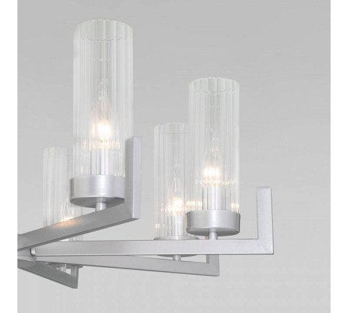 Подвесная люстра Eurosvet Arganie 60133/8 серебро