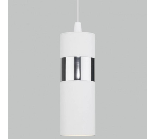 Подвесной светильник Eurosvet Viero 50096/1 белый/хром