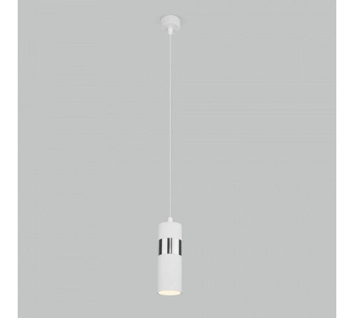 Подвесной светильник Eurosvet Viero 50096/1 белый/хром