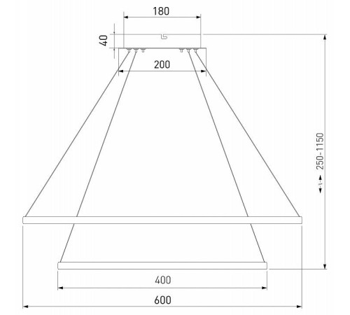 Подвесной светильник Eurosvet Collars 90264/2 черный