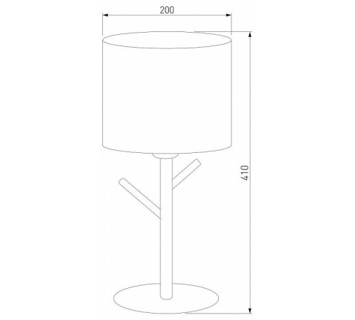 Настольная лампа декоративная TK Lighting Albero 5571 Albero White