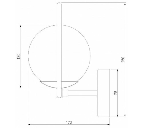 Бра Eurosvet Ringo 50289 золото