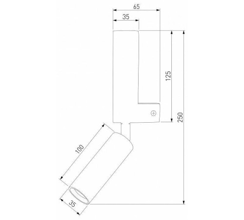 Бра с подсветкой Eurosvet Pitch 40020/1 LED латунь