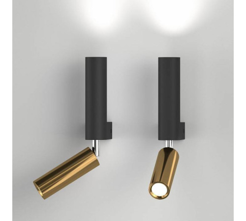 Бра с подсветкой Eurosvet Pitch 40020/1 LED черный/латунь