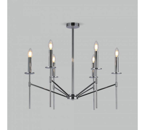 Люстра на штанге Eurosvet Anders 60142/6 хром