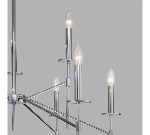 Люстра на штанге Eurosvet Anders 60142/9 хром