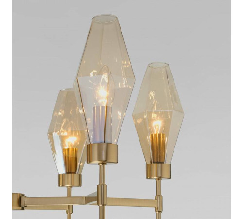 Люстра на штанге Eurosvet Prism 60143/6 латунь