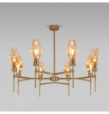 Люстра на штанге Eurosvet Prism 60143/8 латунь