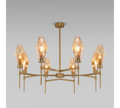 Люстра на штанге Eurosvet Prism 60143/8 латунь
