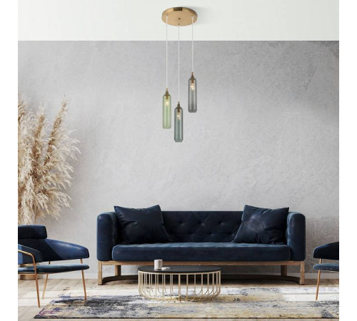 Подвесной светильник Eurosvet Siesta 50252/3 латунь