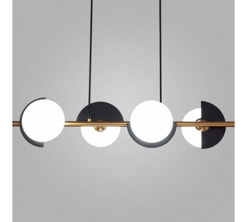 Подвесная люстра Eurosvet Moity 70149/4 черный/латунь