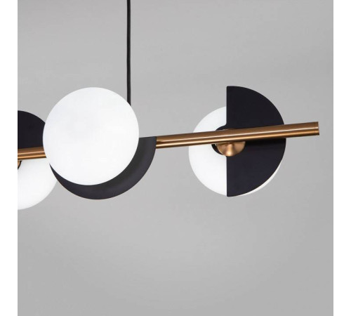 Подвесная люстра Eurosvet Moity 70149/4 черный/латунь