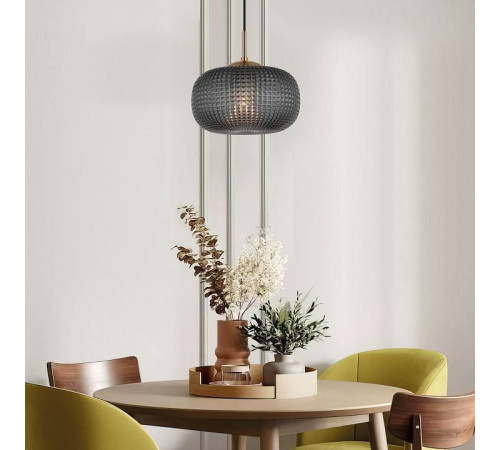 Подвесной светильник Eurosvet Gem 50262/1 темно-серый