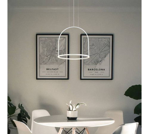 Подвесной светильник Eurosvet Over 90322/1 белый